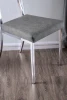 Furniture of America - Casper Side Chair Set of 2 in Chrome