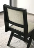 Furniture of America - Tottenham Side Chair Set of 2 in Black