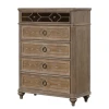 Furniture of America - Lyris Chest in Rustic Oak
