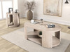 Furniture of America - Conisbrough Oval Cocktail Table in Modern