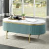 Furniture of America - Koblenz Coffee Table in Light Teal