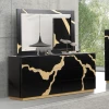 Furniture of America - Goldsberg Dresser in Black/Gold