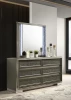 Furniture of America - Leyland Dresser in Dark Gray