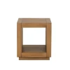Furniture of America - Dothan End Table in Medium Oak
