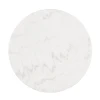 Furniture of America - Virden Round End Table in Black/White/Gold