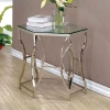 Furniture of America - Zola End Table in Chrome
