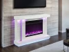Furniture of America - Dorrit 55" Electric Fireplace in White