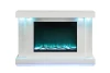 Furniture of America - Dorrit 55" Electric Fireplace in White