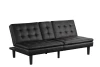 Furniture of America - Eidsberg Futon Sofa Bed w/ Drop Down Table in Black