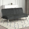 Furniture of America - Hinwil Futon Sofa Bed in Charcoal