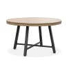 Furniture of America - Lyon Game Table in Black/Natural/Brown