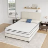 Furniture of America - Catmint 10" Full Innerspring Mattress (Roll-In-Box) in White/Gray