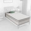 Furniture of America - Catmint 12" Twin Innerspring Mattress (Roll-In-Box) in White/Gray