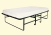 Furniture of America - Framos Rollaway Bed w/ 48" Mattress in Black/White