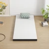 Furniture of America - Hollyhock 4" Queen Tri-Fold Memory Foam Topper in White/Gray