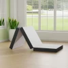 Furniture of America - Hollyhock 4" Queen Tri-Fold Memory Foam Topper in White/Gray