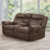 Furniture of America - Agata Loveseat in Brown