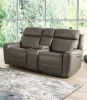 Furniture of America - Artemia Power Loveseat in Gray