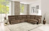 Furniture of America - Cerelia Power Sectional in Brown