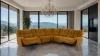 Furniture of America - Clemens - Power Sectional, Butterscotch