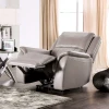 Furniture of America - Gorgius Power Recliner in Light Gray