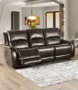 Furniture of America - Gorgius Power Sofa in Espresso