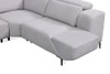 Furniture of America - Melancton Power Sectional in Light Gray