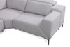 Furniture of America - Melancton Power Sectional in Light Gray