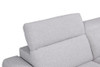 Furniture of America - Melancton Power Sectional in Light Gray