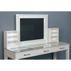 Stephanie 3-Pc Luminous White Wood Vanity Set