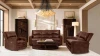 Furniture of America - Soterios Power Sofa in Medium Brown