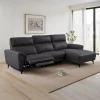 Furniture of America - Themis - Power Sectional, Right Chaise, Black