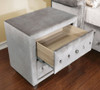 Furniture of America - Alzire Nightstand in Gray