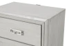 Furniture of America - Basilone Nightstand in Rustic White