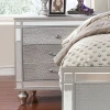 Furniture of America - Brachium Nightstand in Silver
