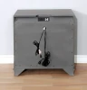 Furniture of America - Brandt Nightstand w/ USB in Gray