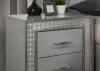 Furniture of America - Cassiopeia Nightstand in Metallic Gray