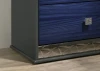 Furniture of America - Morcote Nightstand in Ash Gray/Indigo Blue