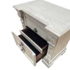 Furniture of America - Promenade Nightstand w/ Hidden Drawer USB A-C in Wire Brushed White