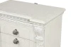 Furniture of America - Promenade Nightstand w/ Hidden Drawer USB A-C in Wire Brushed White