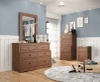 Furniture of America - Stavros Nightstand in Mahogany