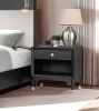 Furniture of America - Torrance Nightstand w/ USB in Black