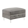 Furniture of America - Ciabattoni Ottoman in Gray