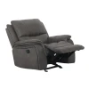 Furniture of America - Henricus Glider Recliner in Dark Gray