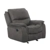 Furniture of America - Henricus Glider Recliner in Dark Gray