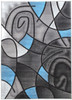 Furniture of America - Sivas 8' X 10' Area Rug in Charcoal Blue