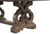 Furniture of America - Leovanni - 6 Pc. Dining Table Set (2AC+4SC) - FM31003DB-T-7PC