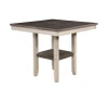 Furniture of America - Ann 5 Pc. Counter Ht. Table Set in Antique White/Gray