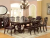 Furniture of America - Bellagio - 9 Pc. Dining Table Set - Brown Cherry - CM3319T-9PC-WOOD