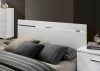 Furniture of America - Erlach - 4 Pc. Queen Bedroom Set w/ Chest - White/Chrome